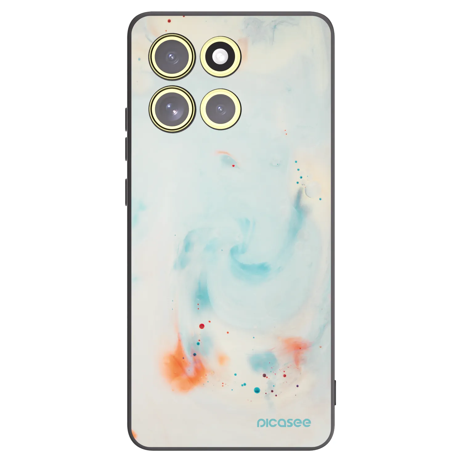 Picasee fekete szilikon tok az alábbi mobiltelefonokra Motorola Moto G86 5G - Splash