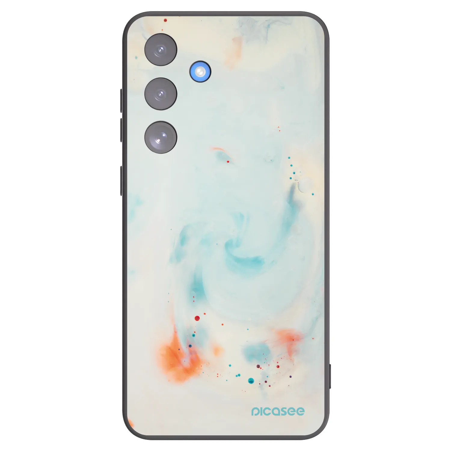 Picasee fekete szilikon tok az alábbi mobiltelefonokra Samsung Galaxy S25 FE 5G - Splash