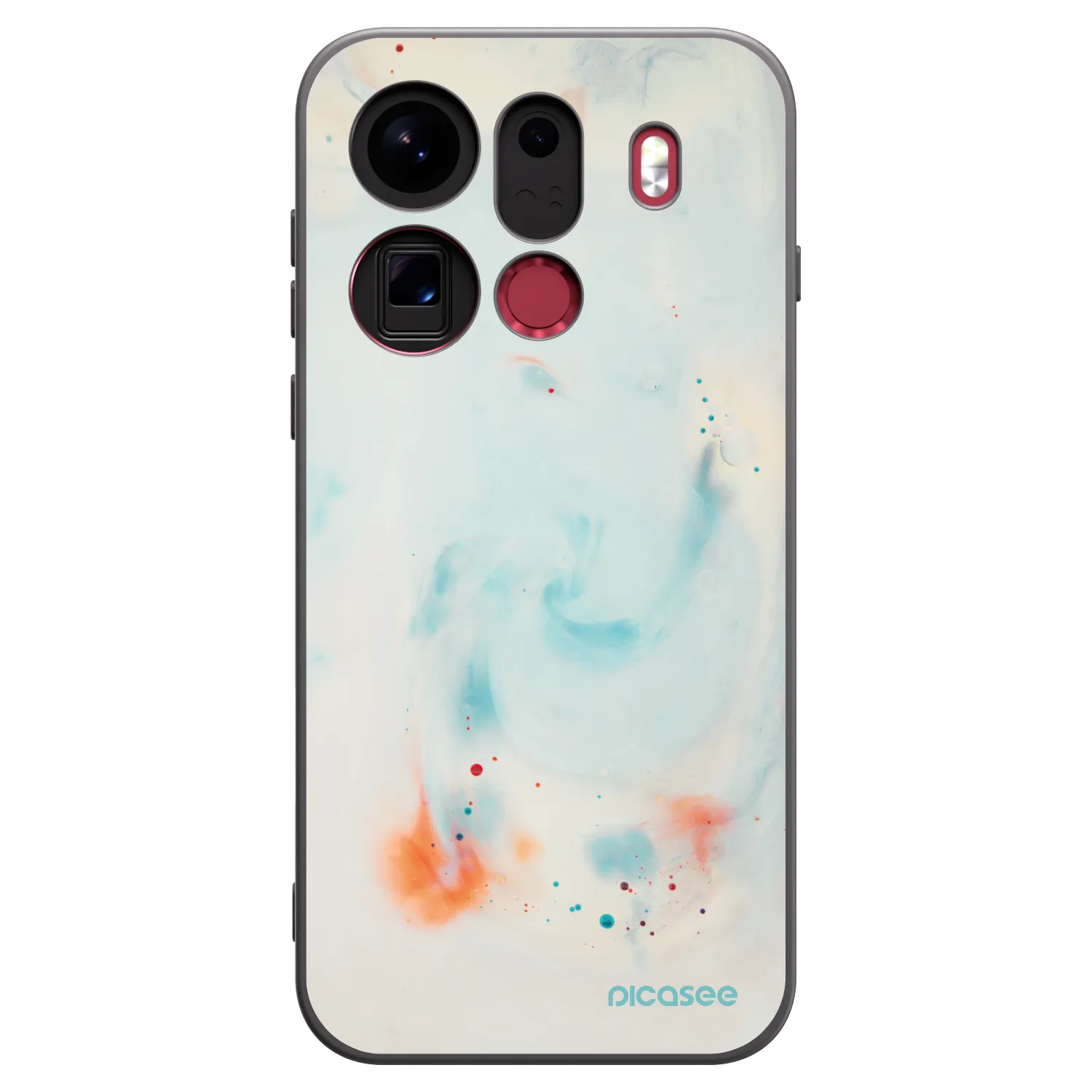 Picasee fekete szilikon tok az alábbi mobiltelefonokra OPPO Find X9 Pro - Splash