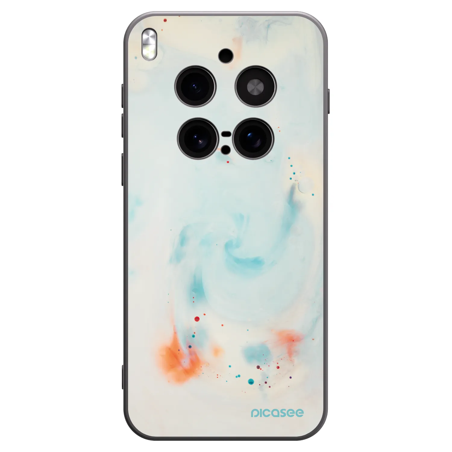 Picasee fekete szilikon tok az alábbi mobiltelefonokra Vivo X300 Pro - Splash