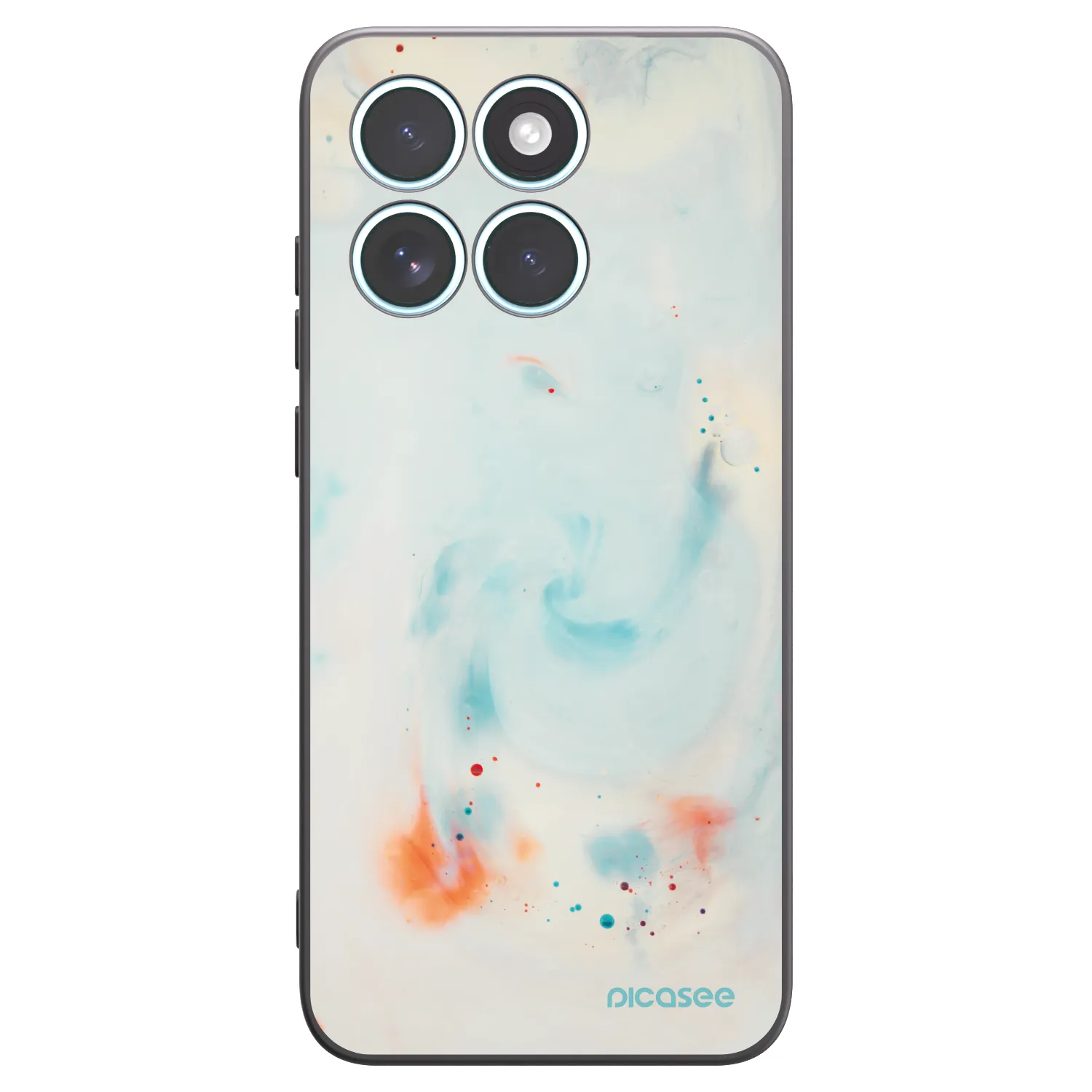Picasee fekete szilikon tok az alábbi mobiltelefonokra Motorola Edge 70 Fusion - Splash