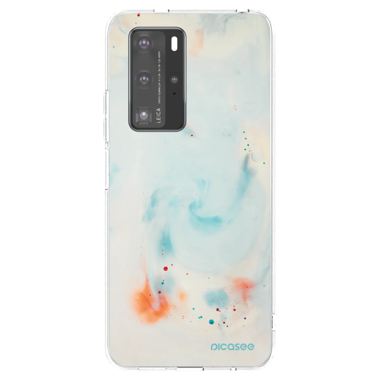 Picasee átlátszó szilikon tok az alábbi mobiltelefonokra Huawei P40 Pro - Splash