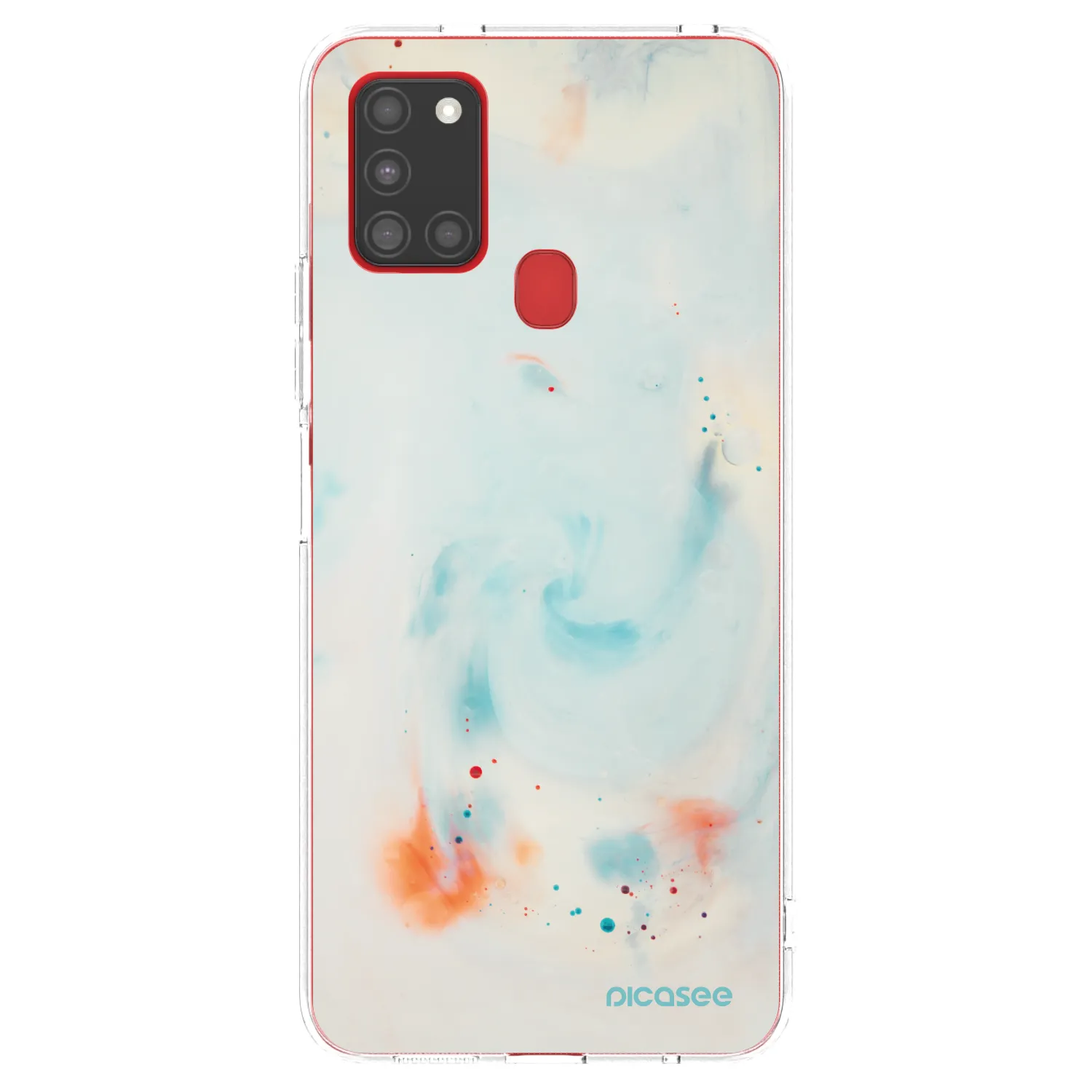 Picasee átlátszó szilikon tok az alábbi mobiltelefonokra Samsung Galaxy A21s - Splash