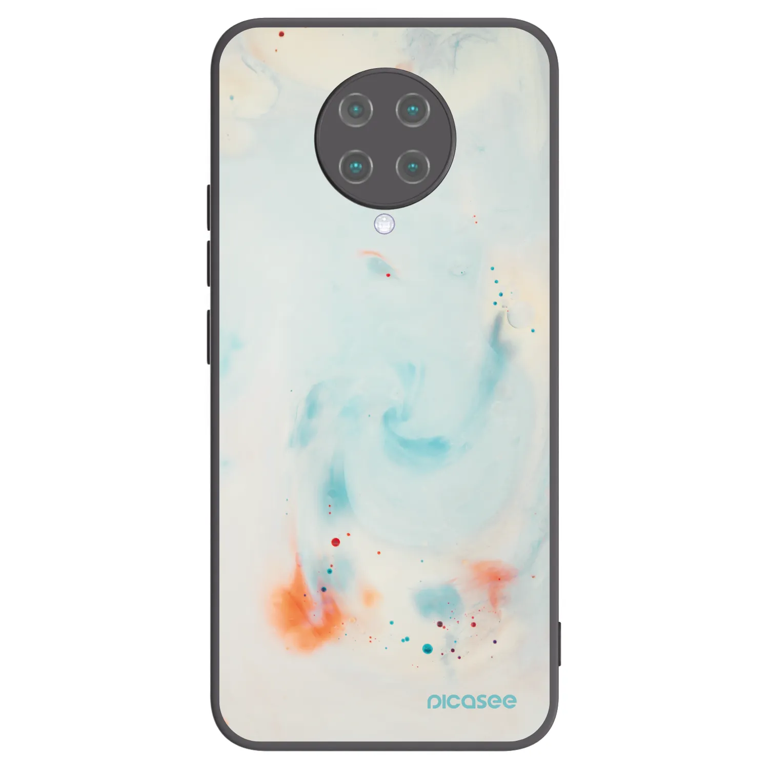 Picasee fekete szilikon tok az alábbi mobiltelefonokra Xiaomi Poco F2 Pro - Splash