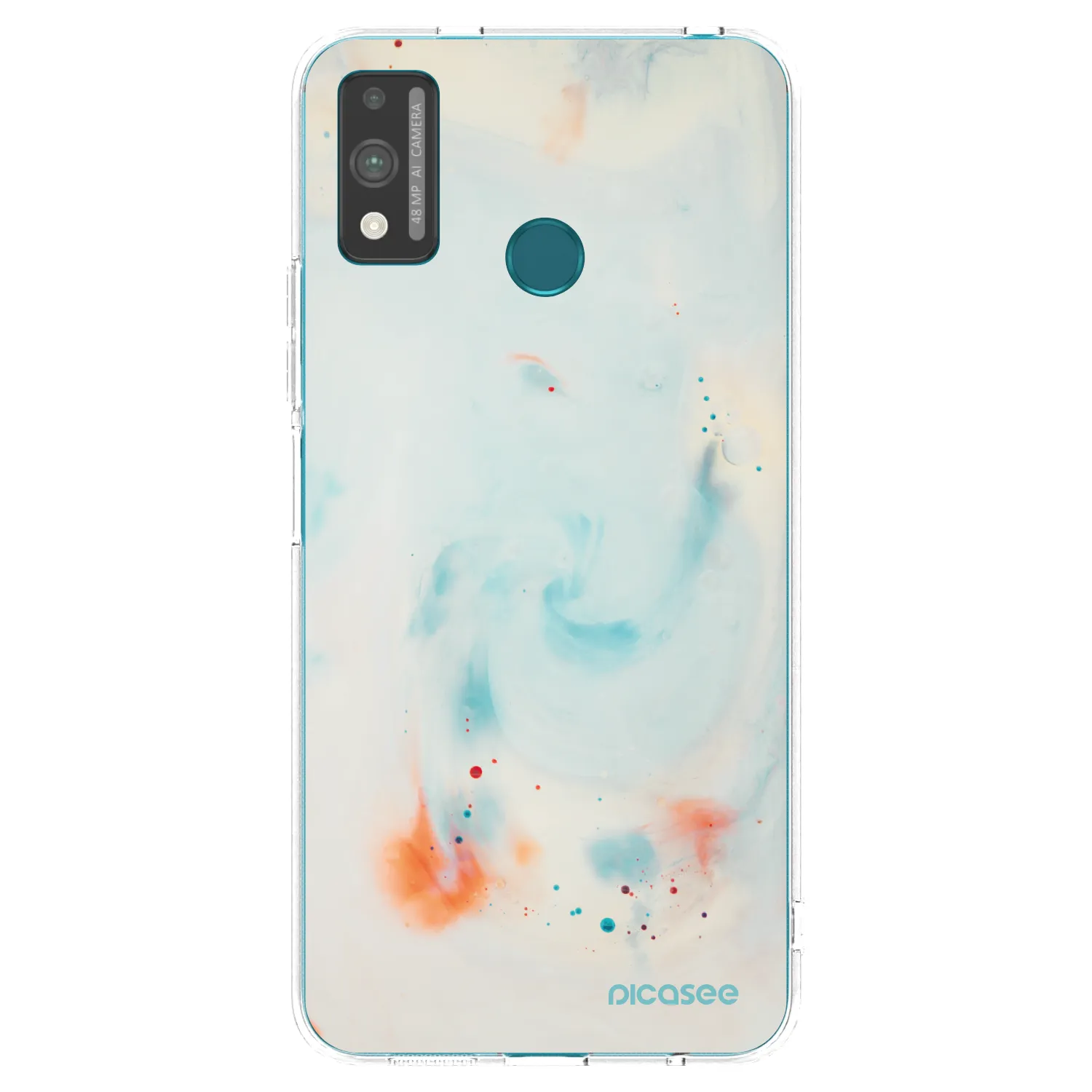 Picasee átlátszó szilikon tok az alábbi mobiltelefonokra Honor 9X Lite - Splash