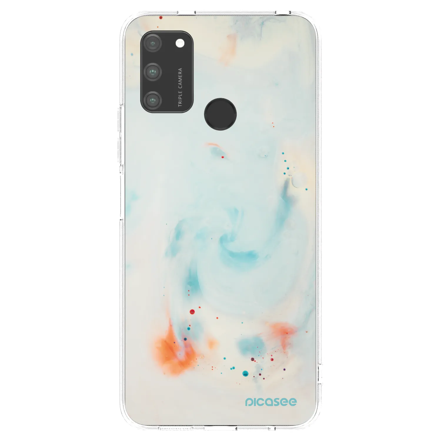 Picasee átlátszó szilikon tok az alábbi mobiltelefonokra Honor 9A - Splash