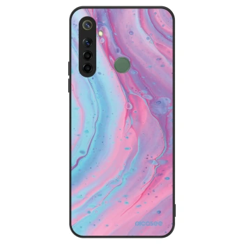 Szilikon tok erre a típusra Realme 6i - Pink liquid