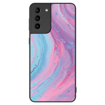 Szilikon tok erre a típusra Samsung Galaxy S21+ 5G G996F - Pink liquid