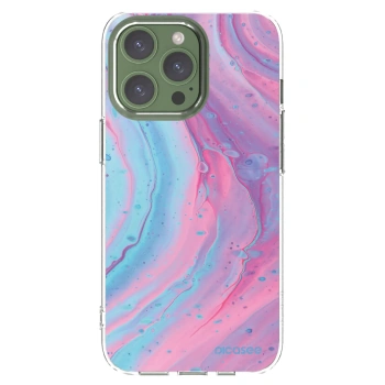 Picasee átlátszó szilikon tok az alábbi mobiltelefonokra Apple iPhone 13 Pro - Pink liquid
