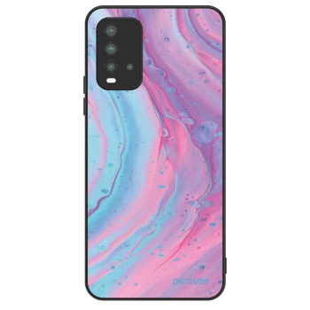Szilikon tok erre a típusra Xiaomi Redmi 9T - Pink liquid