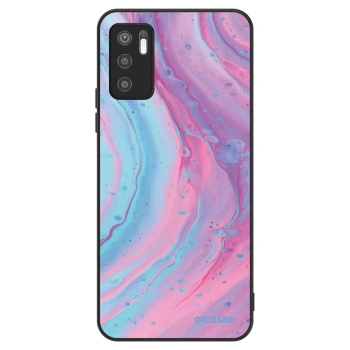 Szilikon tok erre a típusra Xiaomi Redmi Note 10 5G - Pink liquid