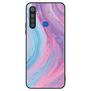 Szilikon tok erre a típusra Realme 5 - Pink liquid