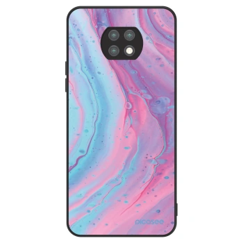 Szilikon tok erre a típusra Xiaomi Redmi Note 9T - Pink liquid
