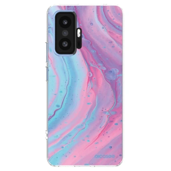 Picasee átlátszó szilikon tok az alábbi mobiltelefonokra Xiaomi 11T - Pink liquid