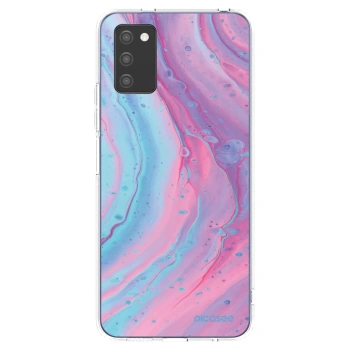 Tok az alábbi mobiltelefonokra Samsung Galaxy A03s A037G - Pink liquid