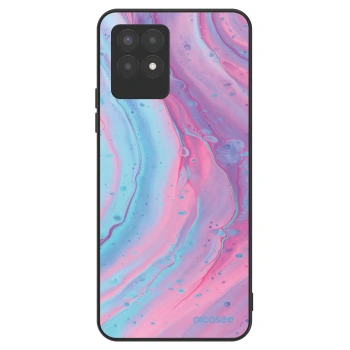 Szilikon tok erre a típusra Realme 8i - Pink liquid