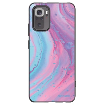 Picasee fekete szilikon tok az alábbi mobiltelefonokra Xiaomi Redmi Note 11S 4G - Pink liquid