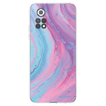 Picasee átlátszó szilikon tok az alábbi mobiltelefonokra Xiaomi Poco X4 Pro 5G - Pink liquid