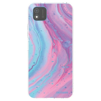 Picasee átlátszó szilikon tok az alábbi mobiltelefonokra Realme C11 (2021) - Pink liquid