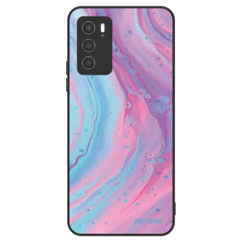 Szilikon tok erre a típusra OPPO A16s - Pink liquid