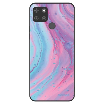 Szilikon tok erre a típusra Realme C21Y - Pink liquid