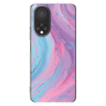 Picasee átlátszó szilikon tok az alábbi mobiltelefonokra Honor X7 - Pink liquid