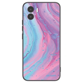 Picasee fekete szilikon tok az alábbi mobiltelefonokra Xiaomi Redmi A1 - Pink liquid