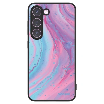Picasee ULTIMATE CASE Samsung Galaxy S23 5G - készülékre - Pink liquid