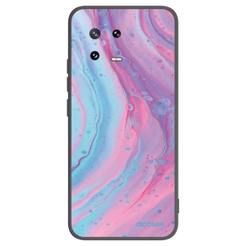 Picasee fekete szilikon tok az alábbi mobiltelefonokra Xiaomi 13 Pro - Pink liquid