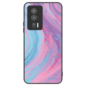 Szilikon tok erre a típusra Xiaomi Poco F5 Pro 5G - Pink liquid