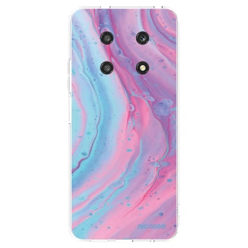 Picasee átlátszó szilikon tok az alábbi mobiltelefonokra Honor Magic4 Lite 5G - Pink liquid