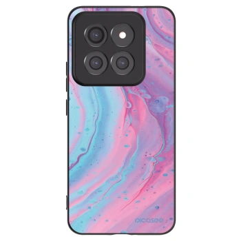 Picasee fekete szilikon tok az alábbi mobiltelefonokra Xiaomi 14 Pro - Pink liquid