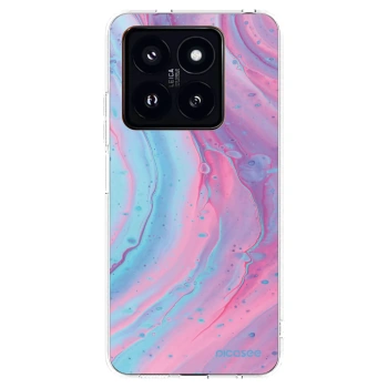 Picasee átlátszó szilikon tok az alábbi mobiltelefonokra Xiaomi 14 Pro - Pink liquid