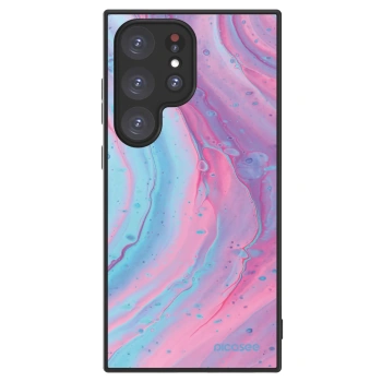Szilikon tok erre a típusra Samsung Galaxy S24 Ultra S928B 5G - Pink liquid