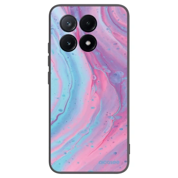 Picasee fekete szilikon tok az alábbi mobiltelefonokra Xiaomi Poco X6 Pro - Pink liquid