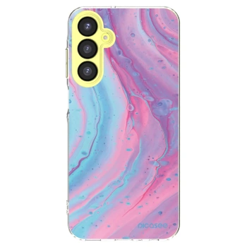 Picasee átlátszó szilikon tok az alábbi mobiltelefonokra Samsung Galaxy A25 A256B 5G - Pink liquid