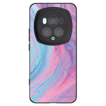 Picasee fekete szilikon tok az alábbi mobiltelefonokra Honor Magic6 Pro - Pink liquid