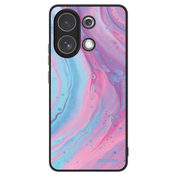 Szilikon tok erre a típusra Xiaomi Redmi Note 13 4G - Pink liquid