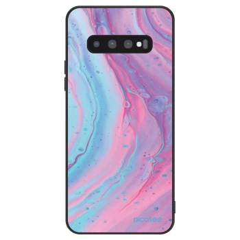 Szilikon tok erre a típusra Samsung Galaxy S10 Plus G975 - Pink liquid