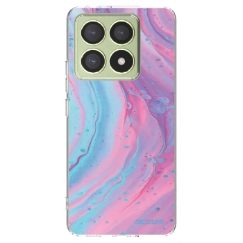 Picasee átlátszó szilikon tok az alábbi mobiltelefonokra Xiaomi 14T - Pink liquid
