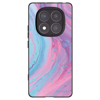Picasee fekete szilikon tok az alábbi mobiltelefonokra Xiaomi Redmi Note 14 Pro 4G - Pink liquid