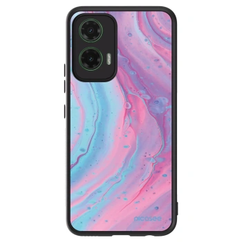 Szilikon tok erre a típusra Motorola Moto G35 5G - Pink liquid