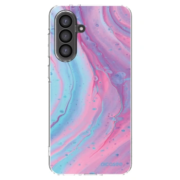 Picasee átlátszó szilikon tok az alábbi mobiltelefonokra Samsung Galaxy A36 5G - Pink liquid