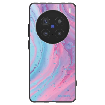 Picasee fekete szilikon tok az alábbi mobiltelefonokra Vivo X200 Pro - Pink liquid