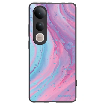 Picasee fekete szilikon tok az alábbi mobiltelefonokra Vivo V50 Lite 5G - Pink liquid