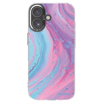 Picasee átlátszó szilikon tok az alábbi mobiltelefonokra Apple iPhone 17 - Pink liquid
