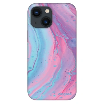 Szilikon tok erre a típusra Apple iPhone 13 mini - Pink liquid