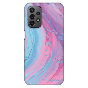 Szilikon tok erre a típusra Samsung Galaxy A23 A236B 5G - Pink liquid