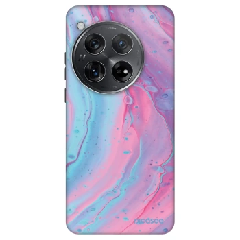 Szilikon tok erre a típusra OnePlus 12 5G - Pink liquid