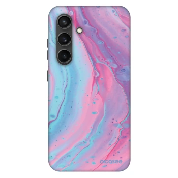 Szilikon tok erre a típusra Samsung Galaxy S24 S921B 5G - Pink liquid